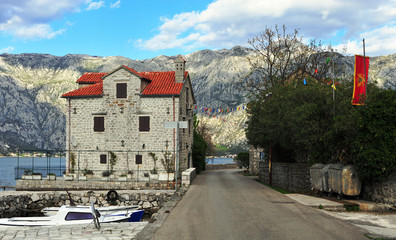 House in small town in Montenegro