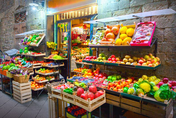 Fruits and vegetables