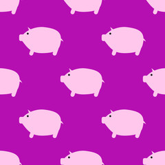 pig seamless pattern background
