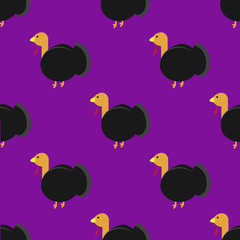 turkey seamless pattern background