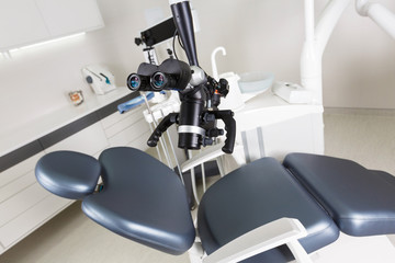 dental microscope in modern dental office