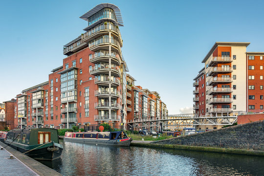 Apartments along the canal