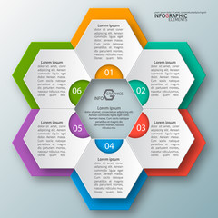 Abstract 3D Paper Infographics