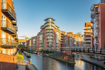 Apartments along the canal