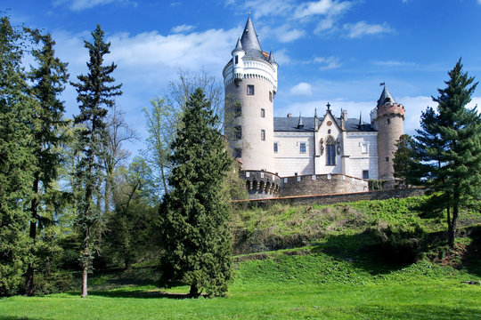 renaissance castle Zleby near town Caslav, Central Bohemian region, Czech republic