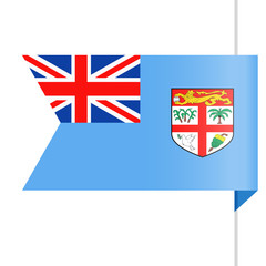 Fiji Flag Vector Bookmark Icon