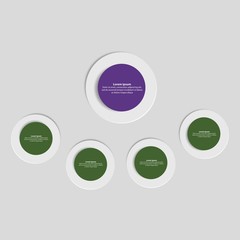 Modern Infographics Vectors Template
