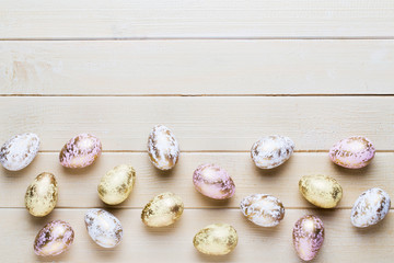 Spring easter tulips in bucket on white vintage background.