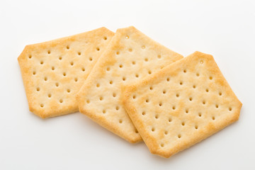 Toast bread isolated on the white background.