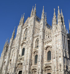Fototapeta premium Largest Cathedral in Milan, Italy 