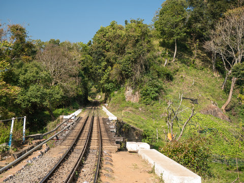 METTUPALAYAM, INDIA Nilgiri mountain railway at Mettupalayam. The rack and pinion railway runs between Mettupalayam and Udagamandalam in south India.