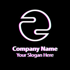 Abstract graphic icon, logo design template, symbol for company