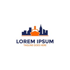 Fototapeta premium san francisco landmarks logo. icon. vector illustration with simple shape and color