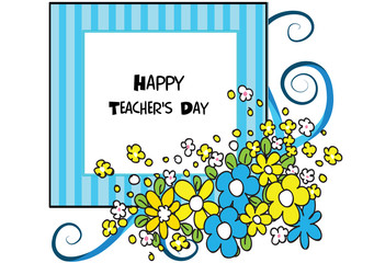 happy teacher's day card