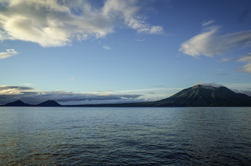 真夏の支笏湖