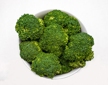 Closeup of Fresh Green Broccoli