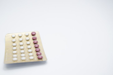 Contraceptives 1 Panel placed on a white background.