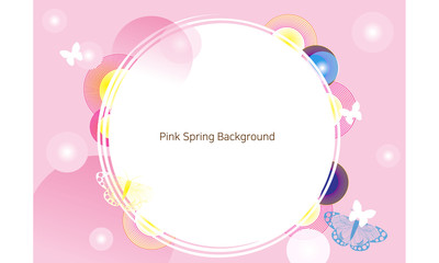 pink spring background 002