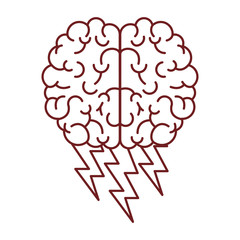 brain science mind intelligence mental design creative think vector illustration