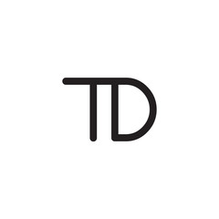 Fototapeta premium initial letter rounded logo modern