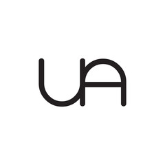 Fototapeta premium initial letter rounded logo modern