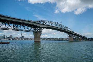 Auckland Harbour Bridge in Auckland, New Zealand