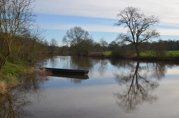 S&egrave;vre Nantaise, r&eacute;gion de Nantes, France