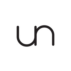 initial letter rounded logo modern