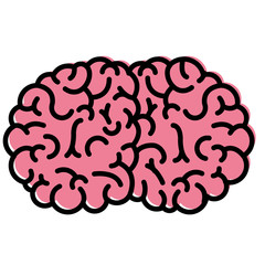  brain science mind intelligence mental design creative think vector illustration