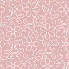 vector seamless lace pattern floral decor