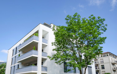 modernes Wohnhaus in Deutschland