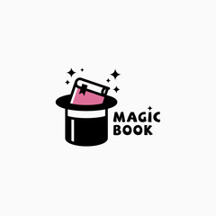 Magic book logo
