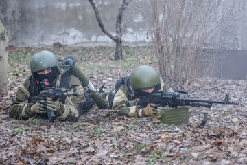 soldiers of the elite special purpose units