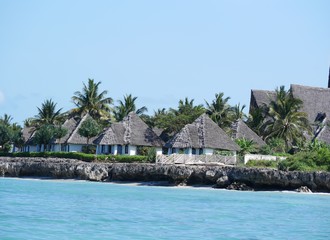 House on the ocean, house on the sea, beautiful house on the shore, sea shore, white sand, blue water, Indian Ocean, zanzibar, beach nongvi, rest on the sea, beautiful scenery