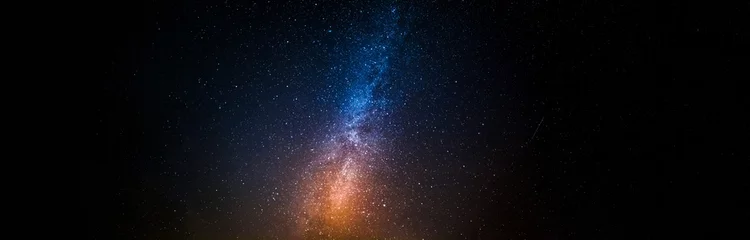Abwaschbare Fototapete Nacht Erstaunliches Universum und Konstellation mit Millionen Sternen in der Nacht