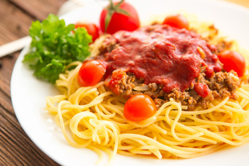 Spaghetti bolognese