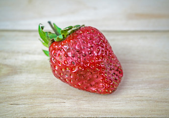 These red strawberries is going bad.