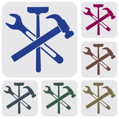 Plumbing work symbol icon