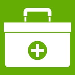 Medicine chest icon green