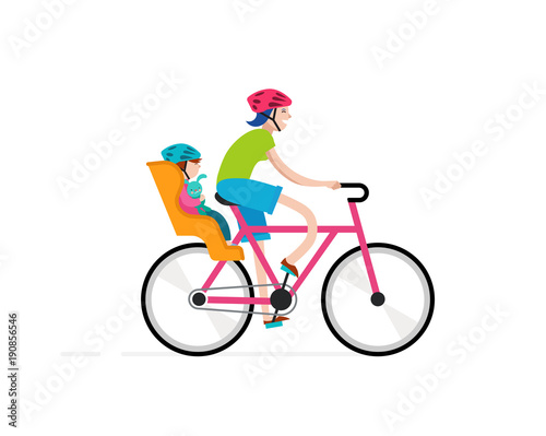 baby riding a bike