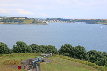 Gun emplacement at Pendennis Castle, Falmouth