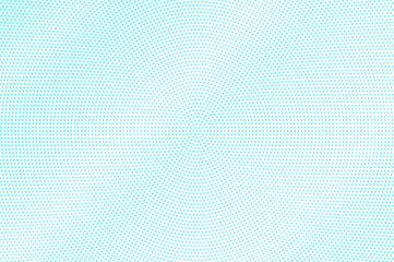 Blue white dotted halftone. Halftone vector background. Smooth diagonal dotted gradient.
