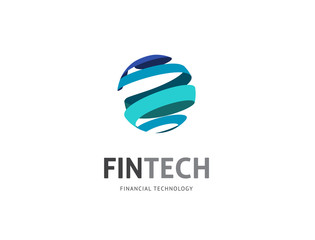 Modern logo concept design for fintech 
