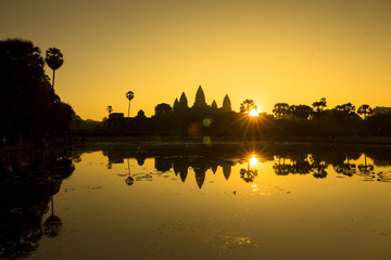 Cambodia Siem Reap Angkor Wat sunrise dawn UNESCO heritage blue hour