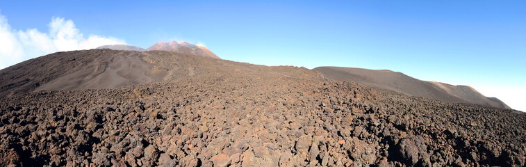Summit of Volcano Mount Etna, Sicily, Italy