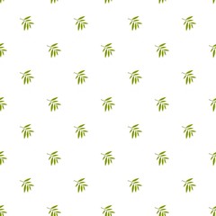 Willow leaf pattern seamless in flat style for any design