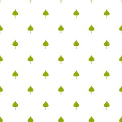 Poplar leaf pattern seamless in flat style for any design