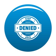 Stop logo. Simple illustration of stop vector logo for web