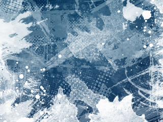      Abstract blue watercolor background for graphic design 