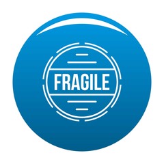 Fragile logo. Simple illustration of fragile vector logo for web